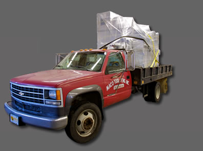 Machine ready to be delivered from Maco Tool